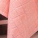 Terry Ethel “Cell” tire -pink, 34*70 cm, 350 g/m2, 100% cotton