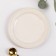 Ceramic pies “sea surface”, D = 15.5 cm, beige color