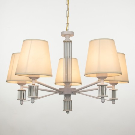 Chandelier 1091/5wt 40W E27 white 60x60x38-78 cm Bayerlux-2