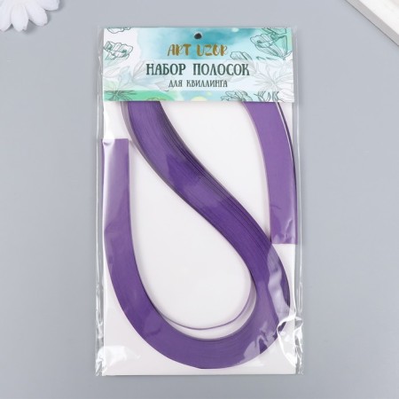 Strips for quilling 120 strips density 120 grams "purple" width 0.5 cm length 53 cm-3