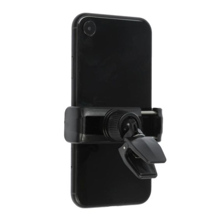 Phone holder to a deflector, sliding 6-9 cm, black-4