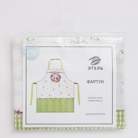 Apron Ethel "Cozy Easter" 60x70 cm, 100% cotton, sarzha 190 g/m2-5