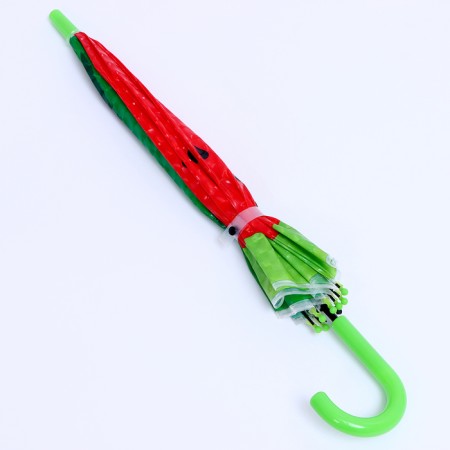 Children's umbrella p/aut "Berry Print watermelon" d = 84 cm, r = 42 cm, 8 spokes, 68 × 10 × 8 cm-5