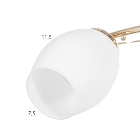 Chandelier 2772/3 E27 40W gold 48x28x28 cm-5