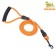 Round "tone" leash, with a soft handle made of paralon, 120 x 1 cm, orange