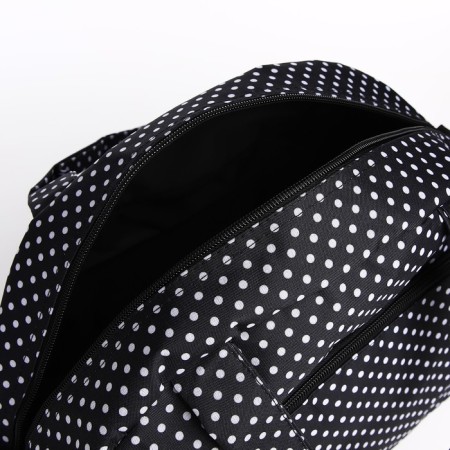 Road bag with lightning, external pocket, long belt, black color-2