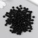 A set of matte beads "Astra" 6 mm, 20 g, black