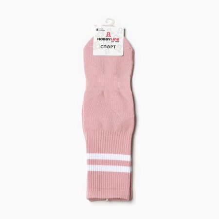 Women's socks, pink color, size 36-40-2
