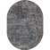 Oval Merinos Serenity carpet, size 80x140 cm, Gray color