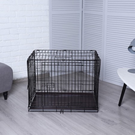 Dogs for dogs No. 3 with a pallet, folding, 76 x 56 x 60 cm-1