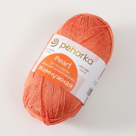 Yarn "Pearl" 50% cotton, 50% viscose 425m/100g (56-t. Persian)-1