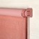 Rolled curtain "Blackout", luminous, 50 x 160 cm, suede, pink color