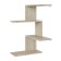 Wall shelf, 446 × 446 × 730 mm, sonoma oak color