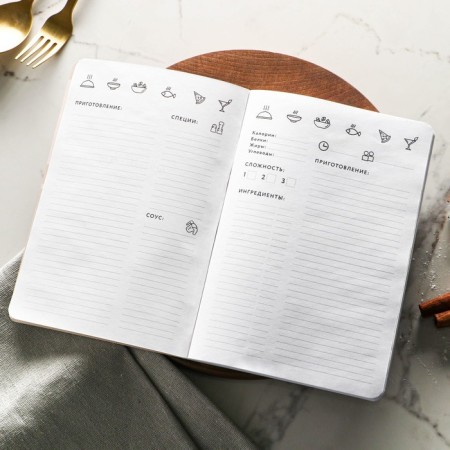 Notebook for recording recipes "For Tandy Recipes", A5 format, 48 sheets of software-2