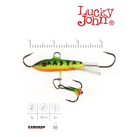 Balancir Lucky John Classic 3, 3 cm, 5 g, color 20-1
