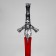 Souvenir weapon "Anime's sword", 109cm, polystyrene foam