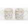 Set of mugs Balsford Armita, new bone porcelain, 320 ml