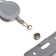 Baig-carman vertical leatherette, external 110x68mm, internal 85x54mm, tape 80x1.2cm, gray.