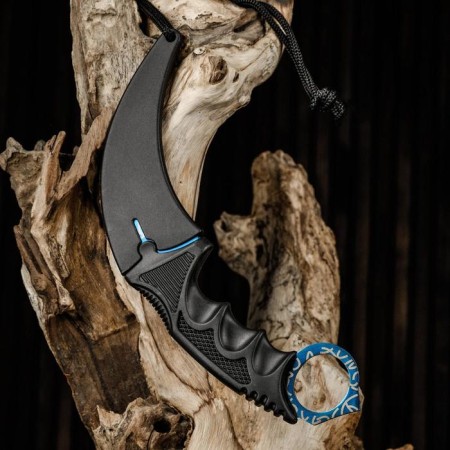 Knorambit Knight "Eagle" 20cm, blade 90mm/2.2mm, blue web-1