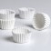 Baking uniform, white 3 x 1.8 cm