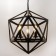 Bayerlux suspension Bayerlux "Geometry" E14 3x40W black 45x45x45 cm