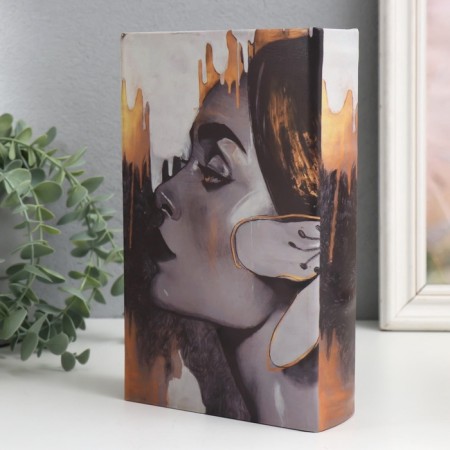 Safe Brush Tree leatherette "Profile Girls" 21x13x5 cm-7