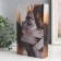 Safe Brush Tree leatherette "Profile Girls" 21x13x5 cm