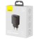 Charger Baseus Compact Quick Charm USB+Type-C, 3A, 20W, Black