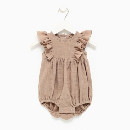 Body with ruffles crumb I am "Muslin", height 80-86 cm, beige color