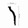 Ceiling plinth for stretch ceilings N-90 30x80x2000mm