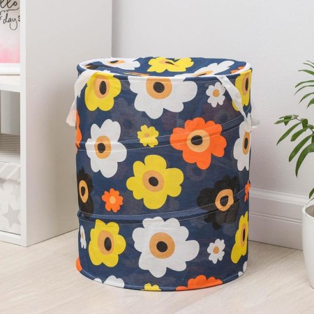 The basket is universal, folding, 36 × 36 × 42 cm, color mix-6