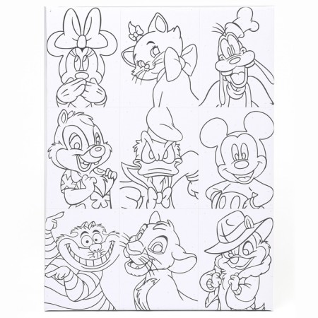 Picture on numbers on a subframe 30x40 cm, Disney-4