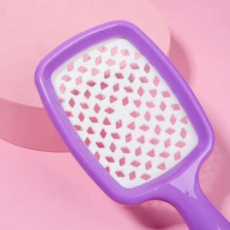 The comb is massage, wide, ventilated, 8.3 × 20 cm, color mix-6