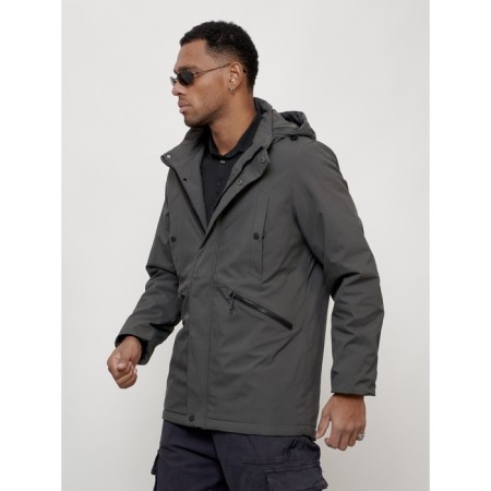 Male park, size 50, dark gray color-3