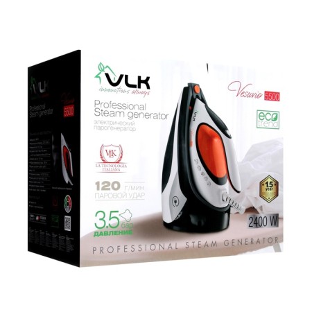 The steam generator VLK Vesuvio 5500, 2400 watts, 45 g/min, 1.3 l, white-gray-5