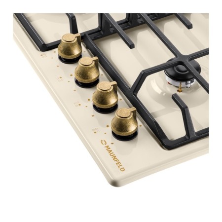 Hon surface Maunfeld Eghe.64.63cbg.r/G, gas, 4 burners, beige-10