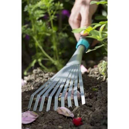 Lobbish rakes, plate, 9 teeth, length 40 cm, plastic handle, Gardena-1