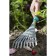 Lobbish rakes, plate, 9 teeth, length 40 cm, plastic handle, Gardena