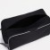 Cosmetic bag with lightning, black color