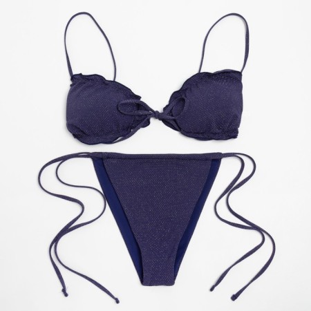 Swimsuit female separate minku color blue, size 48-6