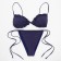 Swimsuit female separate minku color blue, size 48