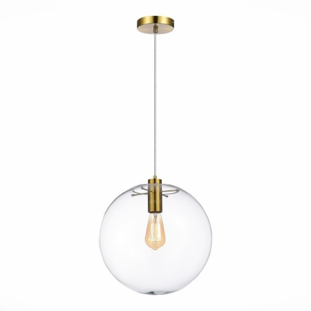 STL LUCE Sus. SL1056.233.01. Noor. 1x60 W, E27, 35x35x33 cm, gold color-3