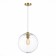 STL LUCE Sus. SL1056.233.01. Noor. 1x60 W, E27, 35x35x33 cm, gold color