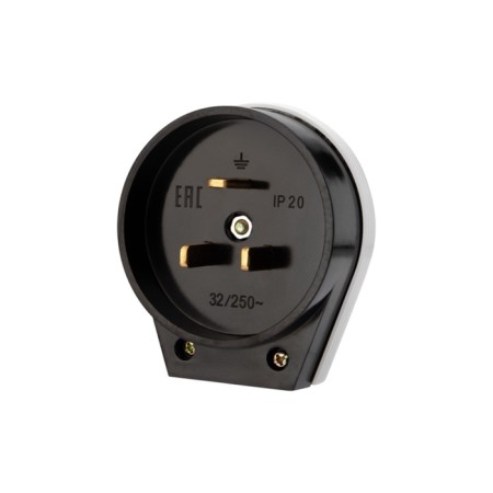 VSH fork for an electric stove 32 A, 250 V, 2P+re (OU) Black Rexant-1