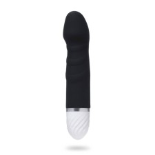 Vibrator with stimulation of the point G, 17 x 3.5 cm, black