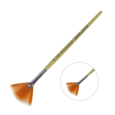 Brush fan synthetics, hana fantasize No. 6 (hair length 33 mm), short matte handle