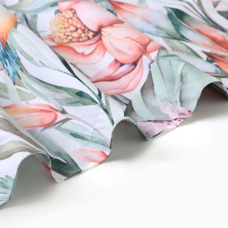 A set of pillowcases "Ethel" Exotic Island 50*70+3 cm, 100% cotton, perkal (300 threads)-1