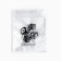 Cubes set for D&D (Dungeons and Dragons, DND) "Game time", Series: D&D, 7 pcs, silver