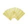 The sticker of the electrical safety sign "220 V" 35x100 mm REXANT 70pcs.