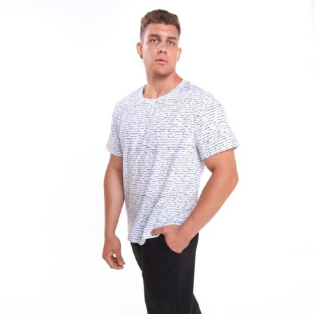 Homemade kit (T -shirt/pants), white/black color, size 56-2
